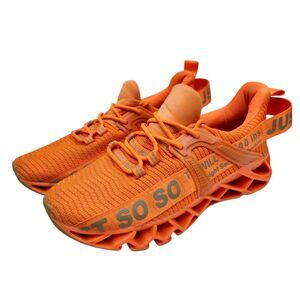 Just So So Athletic Shoes Womens 8.5 EU 39 Orange Blade Soles Walking Casual